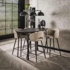 Hoyz Collection - Bartafel Deens Ovaal - 3D Zwart Bruin