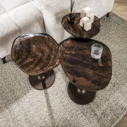 Hoyz Collection - Bijzettafel Eclipse M - Koper Antiek Finish