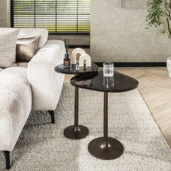 Hoyz Collection - Bijzettafel Eclipse M - Koper Antiek Finish