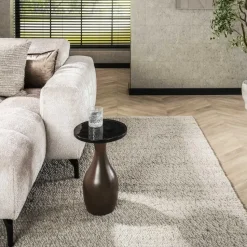 Hoyz Collection - Bijzettafel Eclipse Druppel S - Koper Antiek Finish