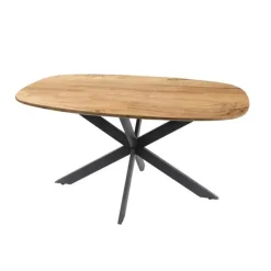 Hoyz Collection - Eetkamertafel 150 Arhus Solid - Massief Acacia Naturel