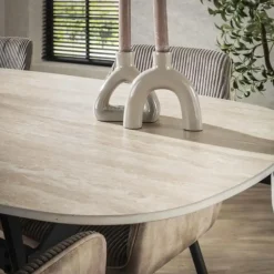 Hoyz Collection - Eetkamertafel 180 Ceramic - Ceramic Travertine