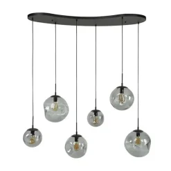 Hoyz Collection - Hanglamp Stellar Black 6-lichts - Artic Zwart