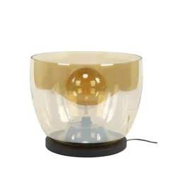 Hoyz Collection - Vloerlamp UP XXL - Amberkleurig Glas - Ø48
