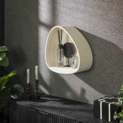 Hoyz Collection - Wandschap Stone Driehoek - Marmer Composiet