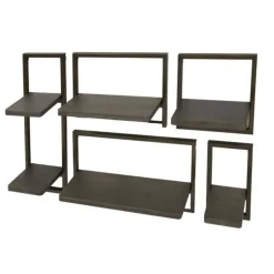 Hoyz Collection - Wandschap Ferro - Brons Antiek - Set van 5