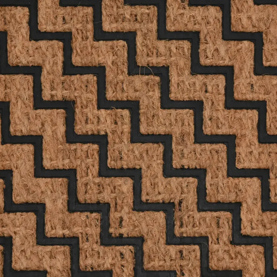 H&S Collection Deurmat - binnen en buiten - kokos - 60 x 40 cm