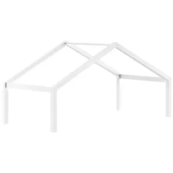 Huisbed Forrest 90x200cm - massief beukenhout - wit