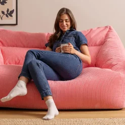 icon - Cecilia Zitzak Bank - Ribfluweel - Kauwgomroze