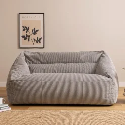 icon - Cecilia Zitzak Bank - Ribfluweel - Grijs