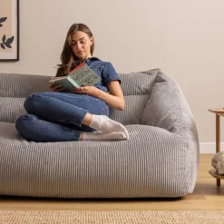 icon - Cecilia Zitzak Bank - Ribfluweel - Grijs