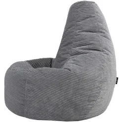 icon - Dalton XL Zitzak Fauteuil - Gaming - Ribfluweel - Grijs