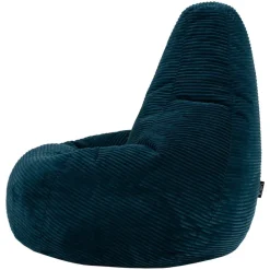 icon - Dalton XL Zitzak Fauteuil - Gaming - Ribfluweel - Blauwgroen