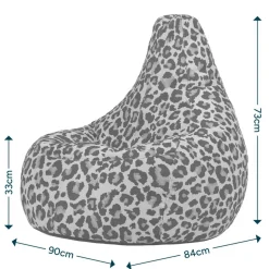 icon - Dalton Zitzak Fauteuil - Gaming - Luipaard