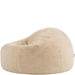 icon - Kingston Zitzak Fauteuil - Fluffy Pluche Imitatiebont - Crème