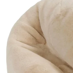 icon - Kingston Zitzak Fauteuil - Fluffy Pluche Imitatiebont - Crème