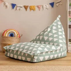 icon - Lounge Kinderzitzak Stoel - Binnen - Buiten - Saliegroen