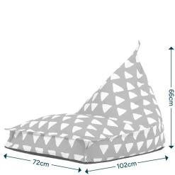 icon - Lounge Kinderzitzak Stoel - Binnen - Buiten - Saliegroen