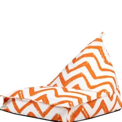 icon - Lounge Kinderzitzak Stoel - Binnen - Buiten - Oranje