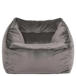 icon Zitzack Natalia - Fluwelen Zitzakfauteuil - Houtskool