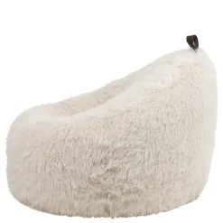 icon Zitzak Cocoon - Zitzak van Imitatiebont - Wit