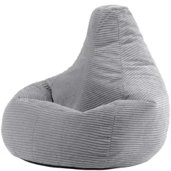 icon Zitzak Dalton - Corduroy Zitzak Volwassenen - Grijs