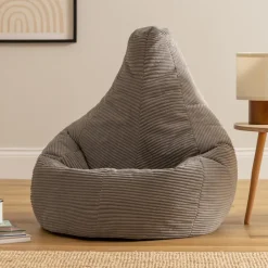 icon Zitzak Dalton - Corduroy Zitzak Volwassenen - Grijs