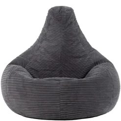 icon Zitzak Dalton - Corduroy Zitzak Volwassenen - Houtskool