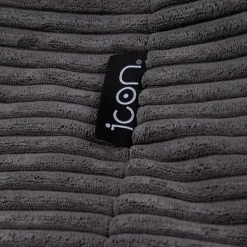 icon Zitzak Dalton - Corduroy Zitzak Volwassenen - Houtskool