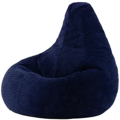 icon Zitzak Dalton - Corduroy Zitzak Volwassenen - Marineblauw