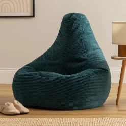 icon Zitzak Dalton - Corduroy Zitzak Volwassenen - Blauwgroen