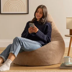 icon Zitzak Dalton - Corduroy Zitzak Volwassenen - Mokka