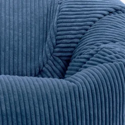 icon Zitzak en Poef Kingston - Corduroy Zitzak - Denimblauw