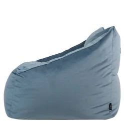 icon Zitzak en Poef Natalia - Fluwelen Zitzak - Blauw