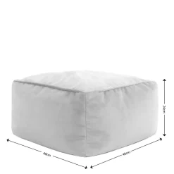 icon Zitzak en Poef Natalia - Fluwelen Zitzak - Blauw