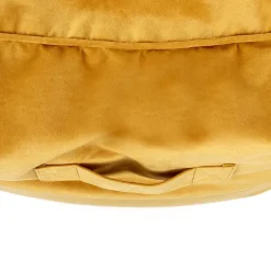 icon Zitzak en Poef Natalia - Fluwelen Zitzak - Geel