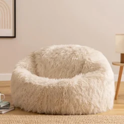 icon Zitzak Soho - Zitzak van Imitatiebont - Wit