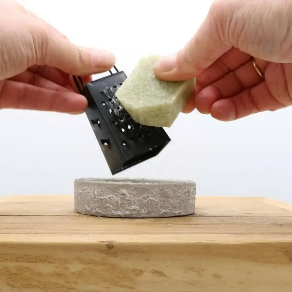 Ideas4seasons Amberblokjes/geurblokjes - jasmijn geur - 3x stuks