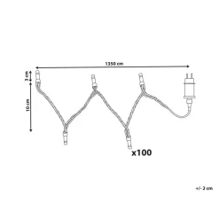 IGALIKU - LED kerstverlichting - Zwart - 1350 cm - PVC