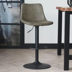 Industriële Draaibare Barkruk Boran Groen - Verstelbaar - Zonder Armleuningen