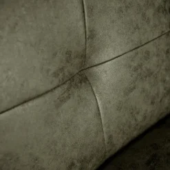 Industriële fauteuil Hailey groen ecoleder - Leder - Groen