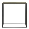 Industriële sidetable Lizzy metallic brons - 25x75x75 cm - Brons - Bronskleurig