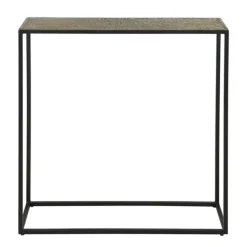Industriële sidetable Lizzy metallic brons - 25x75x75 cm - Brons - Bronskleurig