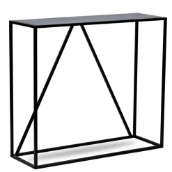 Industriële zwarte metalen consolestijl