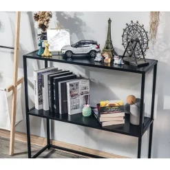 Industriële zwarte metalen consolestijl