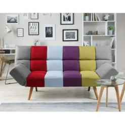 INGARO - Slaapbank 3-zits - Multicolor - Polyester