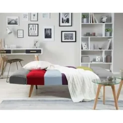 INGARO - Slaapbank 3-zits - Multicolor - Polyester