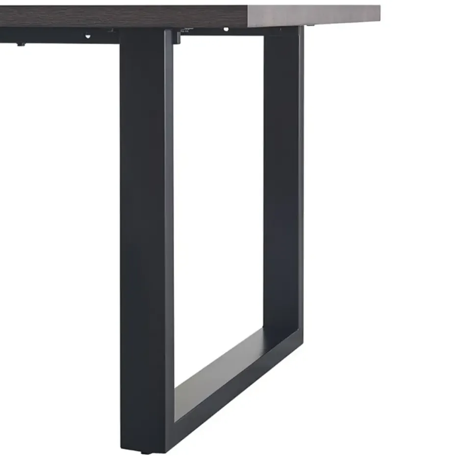 Interiax Eettafel 'Oliver' 180 cm Decor Donkerbruin
