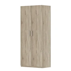 Interiax Kledingkast 'Mila' - Sonoma Eik - 2 Deurs - 180x80x42 cm