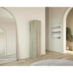 Interiax Kledingkast 'Mila' - Sonoma Eik - 1 Deurs - 180x40x42 cm